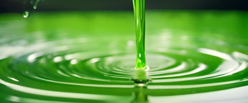 green oil liquid