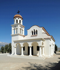 L'église des Quatre Saints Martyrs du village de Melampes près de Spili en Crète