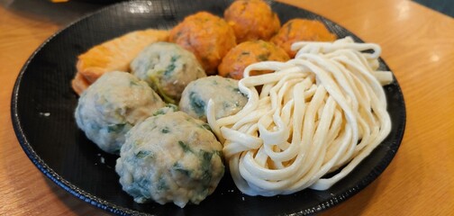 dumplings and noodles