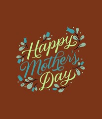 Colorful Mother's Day Illustrations & Quotes