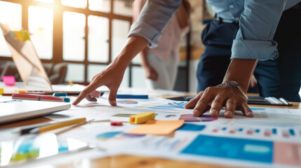 Fototapeta premium business planning strategy