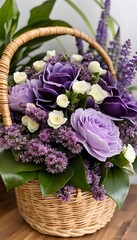 basket of flowers