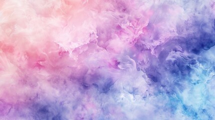 Fototapeta premium Colorful pastel watercolor background with a soft tie dye color blend, cloud and smoke effects, soft watercolors, abstract background, dreamy and soft color blending.