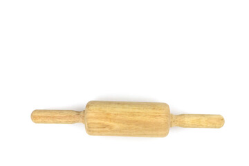 Rolling pin isolated on white background..