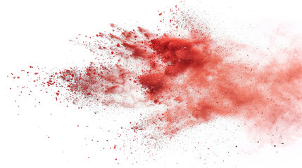 red ink splash