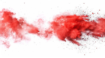 red ink splash