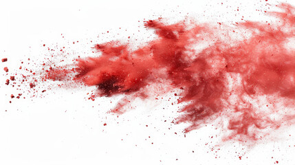 red ink splash