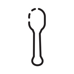 Food Rice Spoon Line Icon