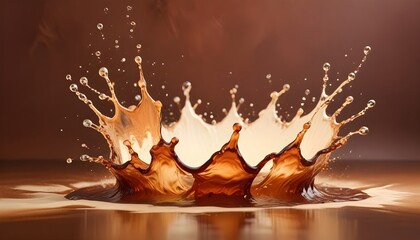 Splash energy unleashed background: as droplets erupt into an abundance of trajectories.