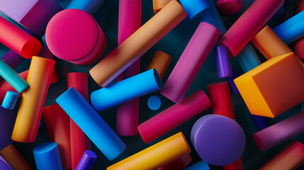 colorful abstract 3d Modern. Abstract 3D Background