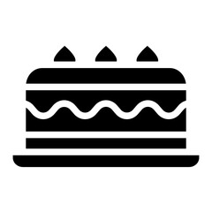 cake, birthday cake icon
