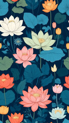 Beautiful seamless vector floral pattern, spring summer background with tropical flowers, palm leaves, jungle leaf, rose, bird of paradise flower. Exotic wallpaper, Hawaiian style, watercolour style