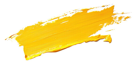 yellow paint brush strokes