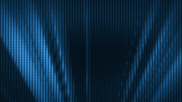 blue led blinking light abstract background 4k seamless loop