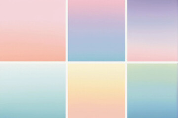 Subtle pastel gradients transitioning from one color to another seamlessly., generative ai