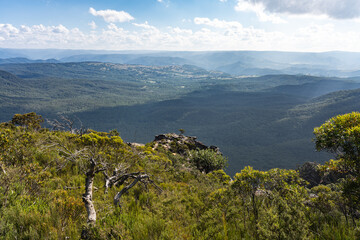 View of the Blue Mountains, New South Wales Australia 