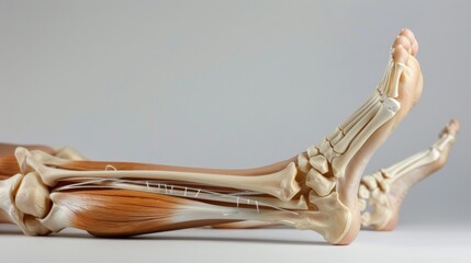 Therapeutic poster emphasizing stretching exercises to maintain tendon health, with stepbystep visuals, ideal for rehabilitation centers