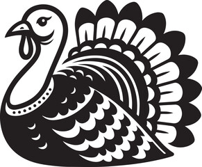 Turkey day vector illustration for Thanksgiving.