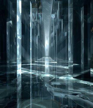 Futuristic Crystal Palace