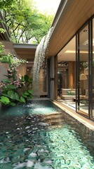 Indoor Waterfall Design Ideas for Home