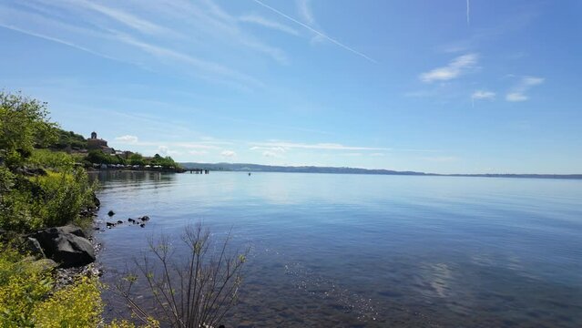 Lake Bracciano seen from Trevignano Romano - Lazio - Italy