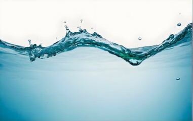 water splash in blue green, water  wave liquid background