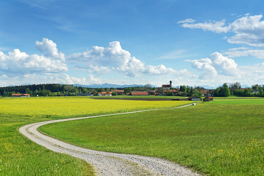 Landschaft in Oberbayern bei Dietramszell