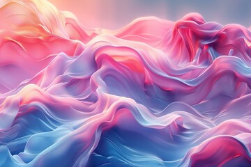 Colorful abstract waves