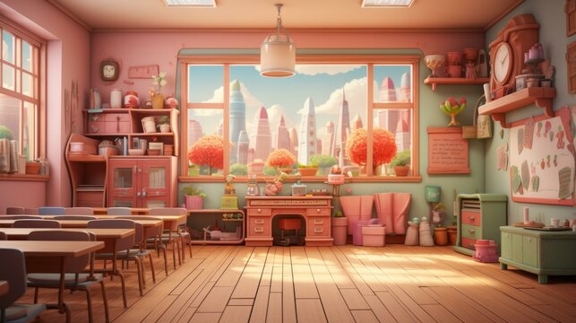 Classroom With A View Of The City