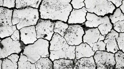 Obraz premium Cracked white paint texture