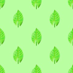 Fototapeta premium pattern with leaves