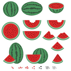 Watermelon Color Flat