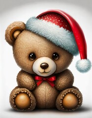 christmas teddy bear - 806117523