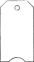 Tag label for prices and discounts.