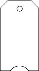 Tag label for prices and discounts.