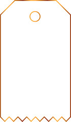 Tag label for prices and discounts.