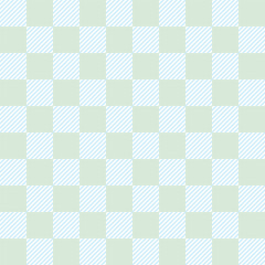 Green and blue Pastel Color Chess Table