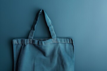 Eco-friendly canvas tote bag on a minimalist white background. Beautiful simple AI generated image in 4K, unique.