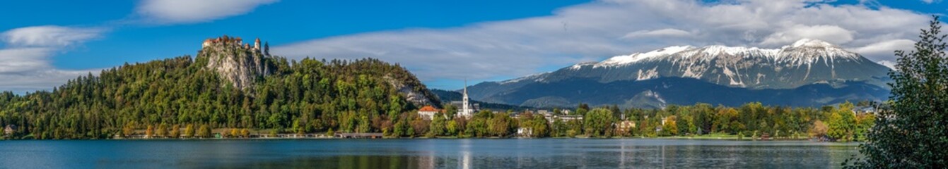 Lake Bled - Bled Castle - St Martina Parish Church