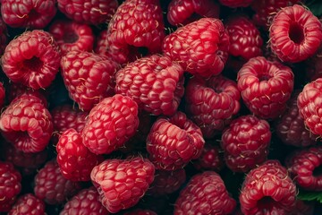 White and red strawberries. Close-up. Background. Texture.. Beautiful simple AI generated image in...