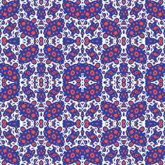 Creative artistic background. Hand drawn doodle seamless pattern