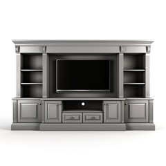 Entertainment center gray