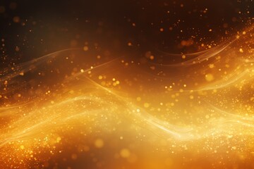 Obraz premium abstract golden background with some smooth lines and sparkles in it