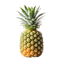 Fototapeta premium Pineapple Isolated on Transparent Background