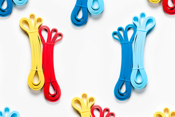 Obraz premium Elastic elastic bands for tightening.