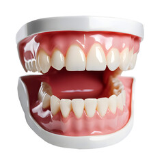 Dentistry for gums with dentures and dental implants