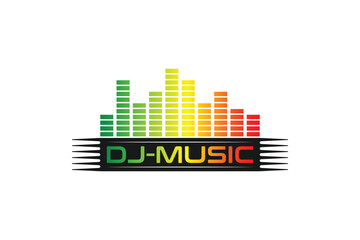 Music Studio Recording, Sound wave Logo Design Inspiration