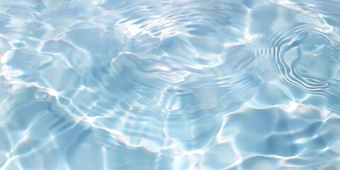 Fototapeta premium blue water wave texture background,Closeup of desaturated transparent clear calm water surface texture with splashes and bubbles. Trendy abstract nature background.turquoise water surface, banner 