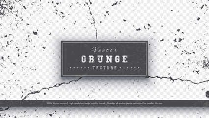 Grunge Crack Texture. Vector Background. Adding Vintage Style and Wear to Illustrations and Objects