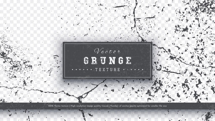 Grunge Crack Texture. Vector Background. Adding Vintage Style and Wear to Illustrations and Objects